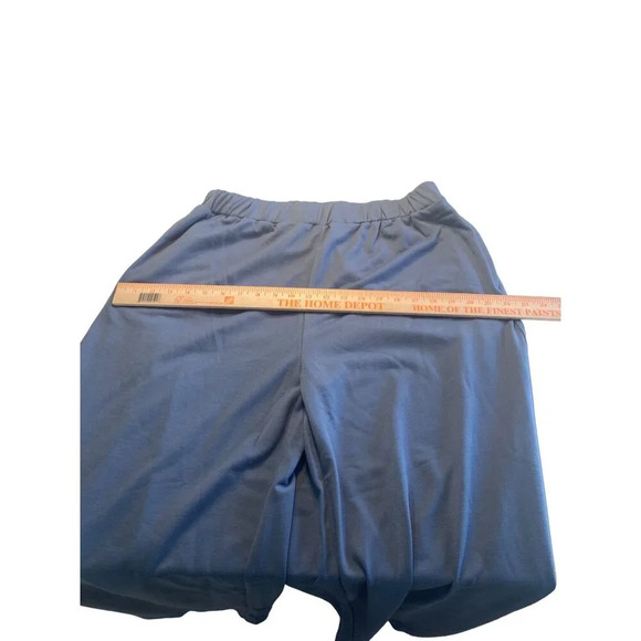 Area Stars Wide Leg Elastic Waist Relaxed Fit Blue Lounge Pants Size XL - Picture 5 of 11